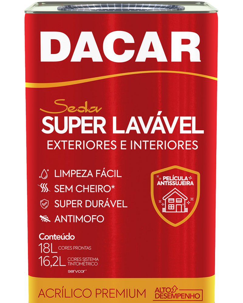 Tinta Acrílica Seda Super Lavável Dacar - 18L