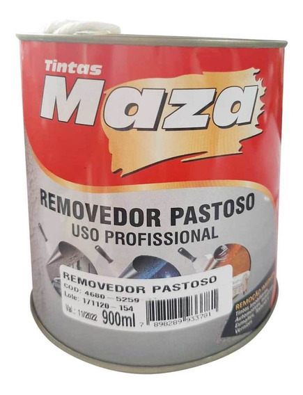 Removedor Pastoso De Tinta Em Metal E Madeira Maza 900ml