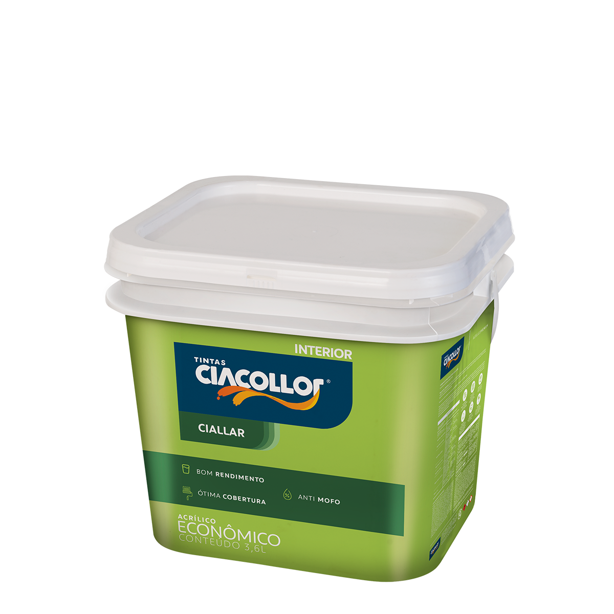 Tinta Acrílica Ciallar Ciacollor – 3,6L